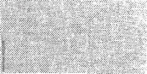 Vector fabric texture. Distressed texture of weaving fabric. Grunge background. Abstract halftone vector illustration. Overlay to create interesting effect and depth. Black isolated on white. EPS10.