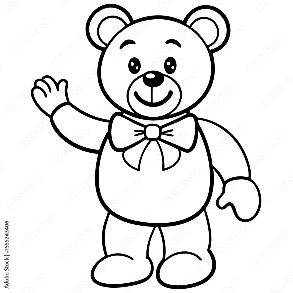 Fototapeta premium teddy bear cartoon