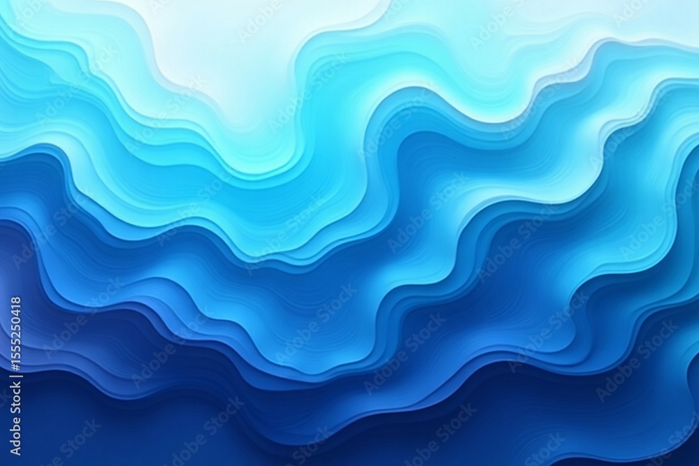 Fototapeta premium Wave color gradient abstract background