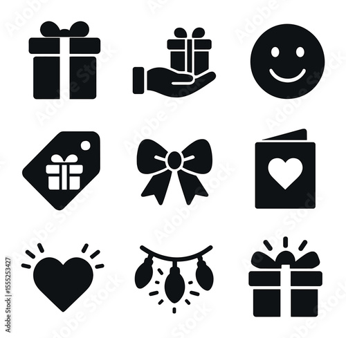 Beta Version Icons. Solid, filled icons set of beta version: beta icon, test group badge, bug report, preview