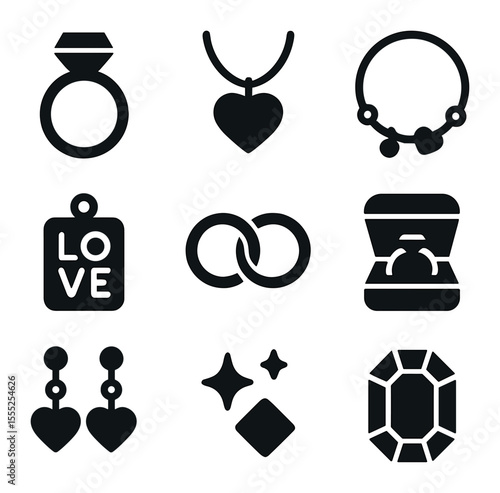 Confidentiality Icon Set. Solid, filled icons set of NDAs and confidentiality: NDA file, confidentiality seal,