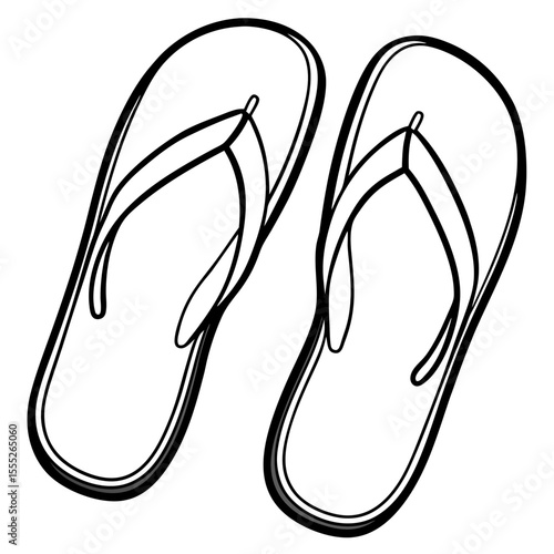 flip flops vector
