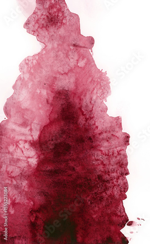 Bright painted red and burgundy watercolor texture. Hand drawn background