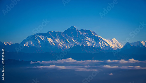 Wallpaper Mural Majestic Snow-Capped Himalayan Peaks at Sunrise: Serene Landscape Photography Torontodigital.ca