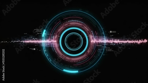Circular digital interface with data streams