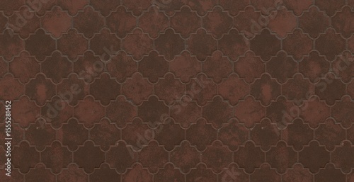 Vintage Red Brick Tile Pattern for Interior and Exterior Decor