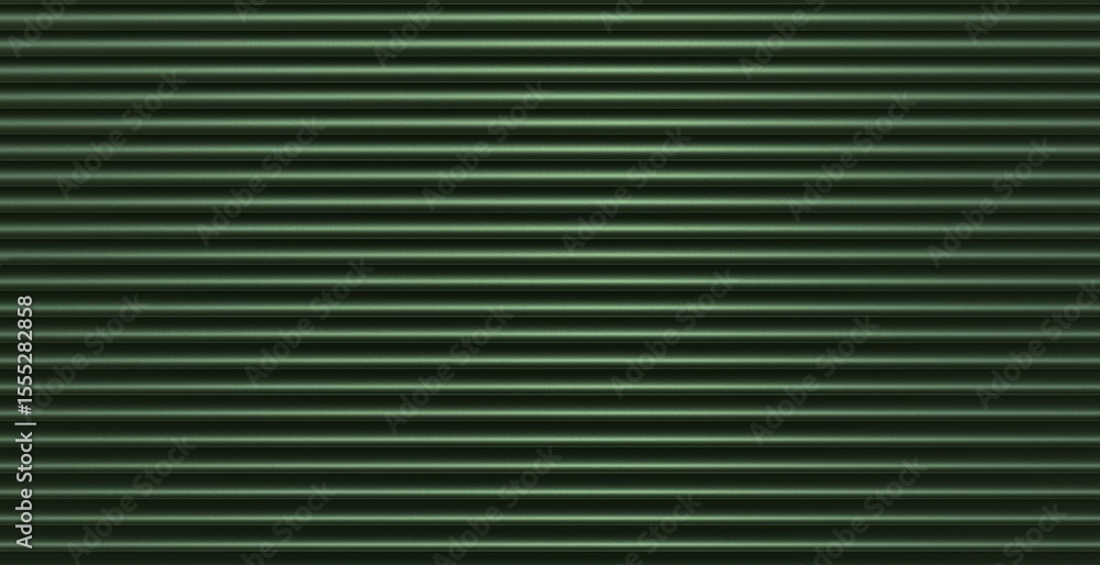 Obraz premium Sleek Green Metallic Striped Texture