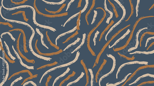Crayon scribble dark blue background