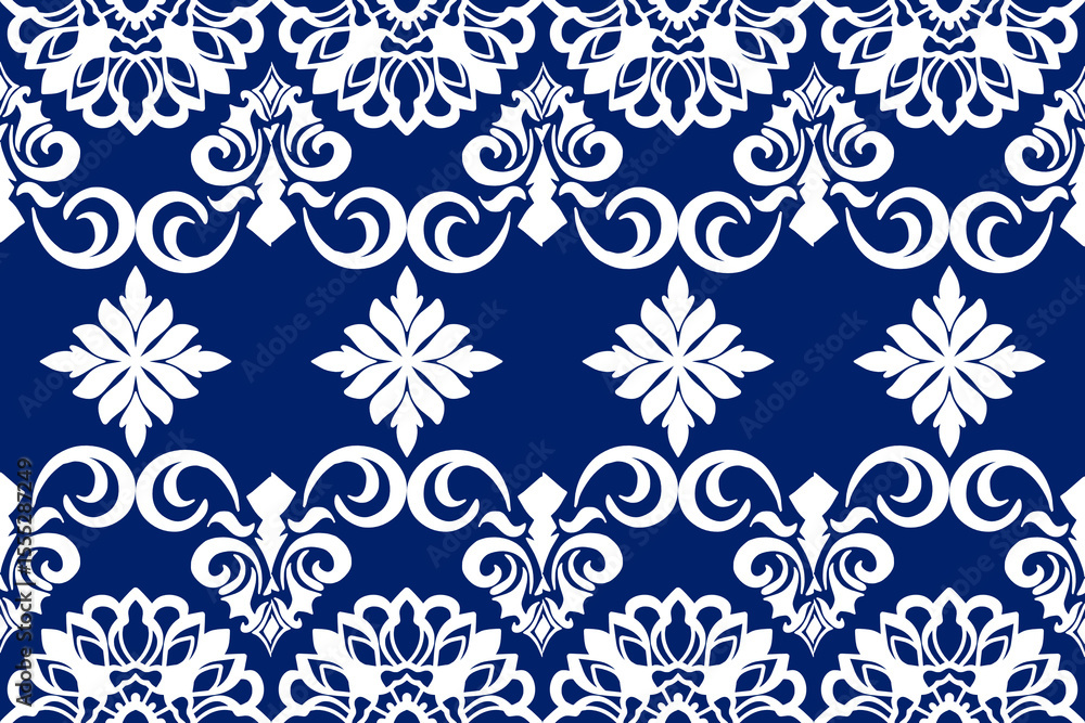 seamless damask pattern, Navajo, Navajo blue, ethnic, geometric, white seamless damask pattern, Navajo, Navajo blue, ethnic, geometric, white