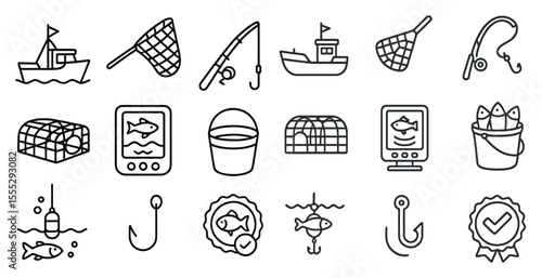 Fishing and fishing equipment. Fishing is a popular pastime and sport. It involves catching fish using various methods such as nets, hooks, and lures