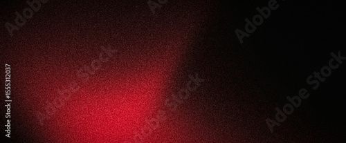 Vibrant red black grainy background glowing color gradient shape on dark noise texture banner header cover poster backdrop design