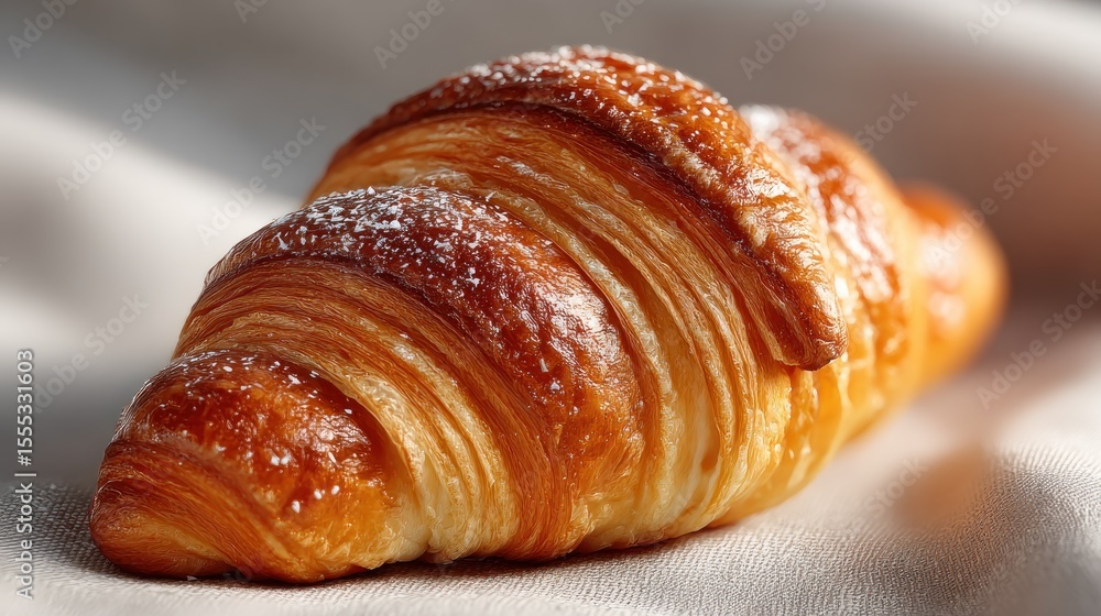 A Delectable Croissant, a Golden Delight A Delectable Croissant, a Golden Delight