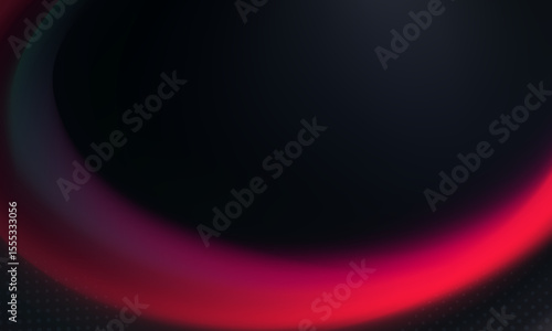 Abstract background with a swirling ruby ribbon effect