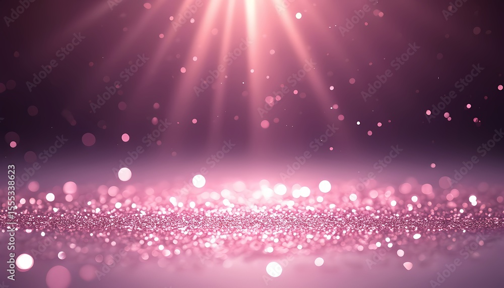 Obraz premium Pink Glittery Background.