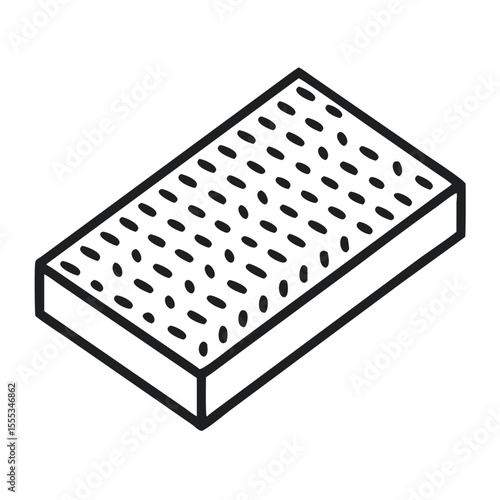 Tactile Paving Corduroy Pattern for Stairs Vector Designed for Accessibility