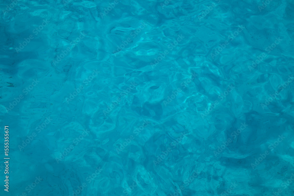 Obraz premium clear rippling turquoise water surface