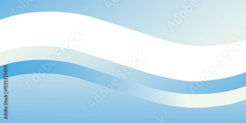 Abstract white wavy glowing lines on a blue background. Futuristic digital high-technology pattern