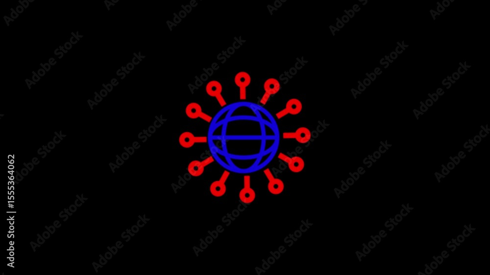 Global Network icon. Global Connection icon. Can be used for printing, mobile and web applications.icon line motion graphic network Global Network icon. Global Connection icon. Can be used for printing, mobile and web applications.icon line motion graphic network
