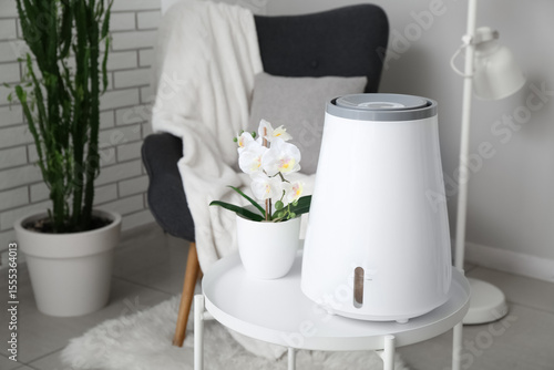 Modern white air humidifier...
