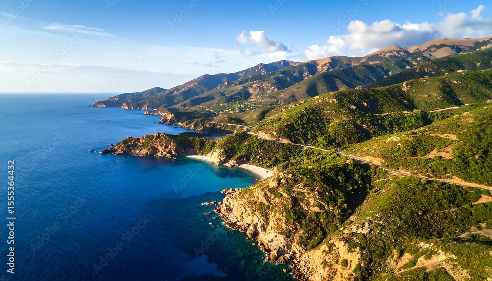 Coastal mountain road Coastal mountain road