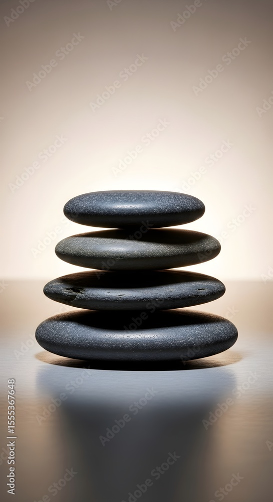 Balanced Stones: Zen, Harmony, and Wellness Concept for Spa, Meditation, and Mindfulness Balanced Stones: Zen, Harmony, and Wellness Concept for Spa, Meditation, and Mindfulness