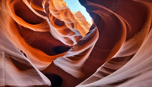 Serene slot canyon adventure antelope canyon landscape photography nature aerial perspective natural beauty