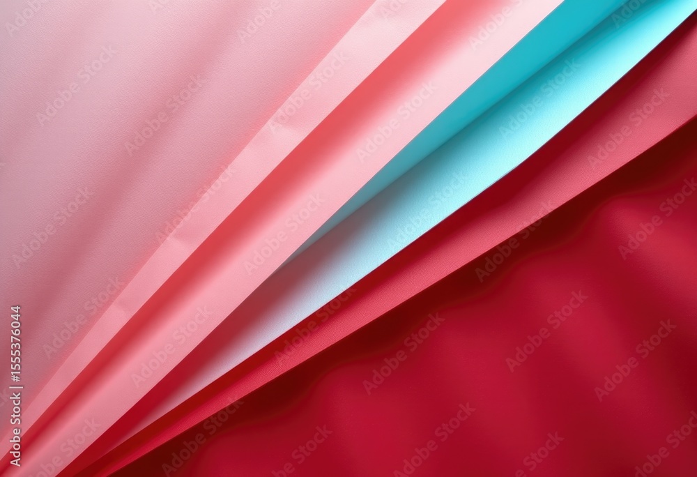 Fototapeta premium Folded pastel fabric layers