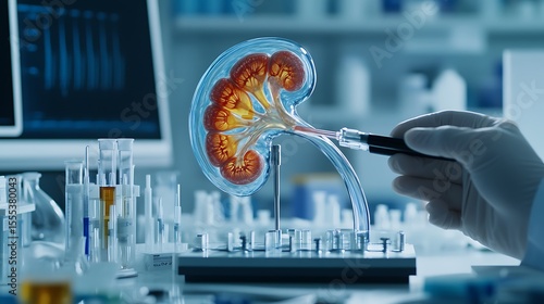 Kidney Function Analysis Using 3D Printed Organs