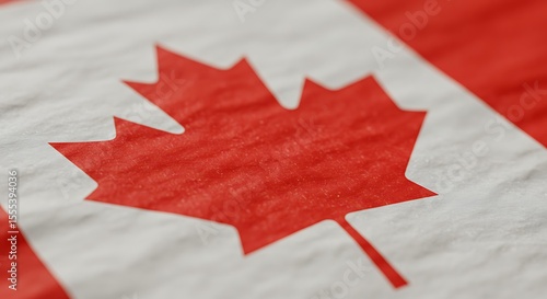 Wallpaper Mural Close-up View of the Canadian Flag Maple Leaf Symbol Torontodigital.ca