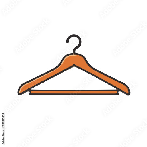 hanger isolated on white background