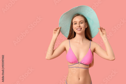 Beautiful young happy woman...