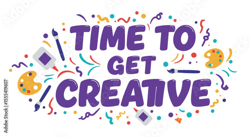 TIME TO GET CREATIVE - Fun Art Supplies for Kids, Colorful Art Projects, Creative Activities for Children