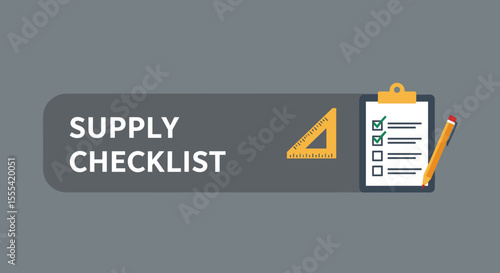 SUPPLY CHECKLIST - Essential Inventory Management Tool for Efficient Organization