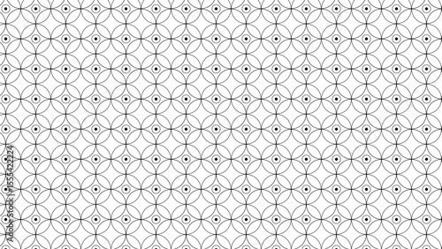 Seamless abstract geometric pattern. Vector Illustration. Reflectarray antenna background.