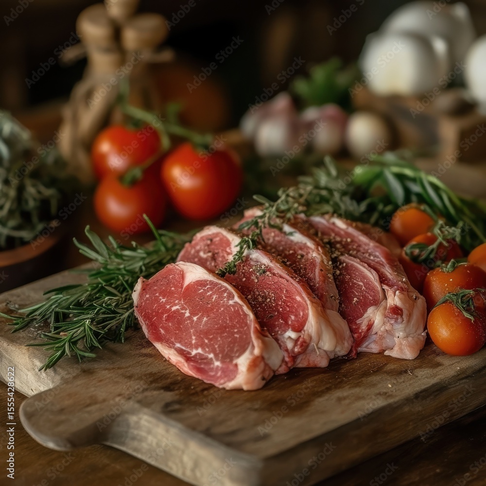 Fresh Organic Meat Preparation for Daily Life Cooking Fresh Organic Meat Preparation for Daily Life Cooking