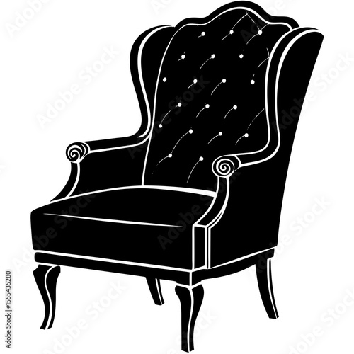 armchair vector illustration