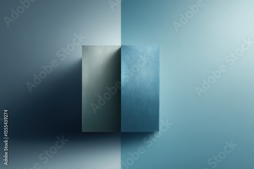minimalist studio photograph featuring abstract geometric composition with soft tones