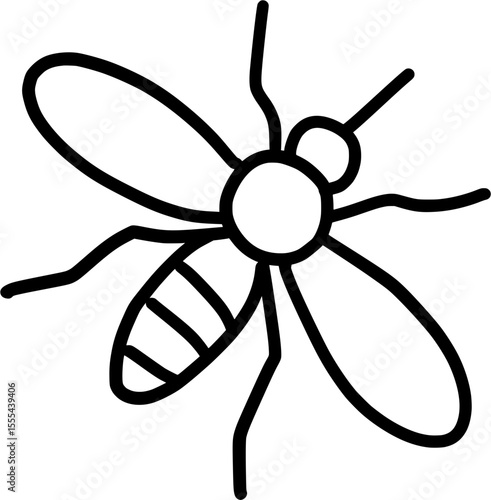 Mosquitoes, silhouettes