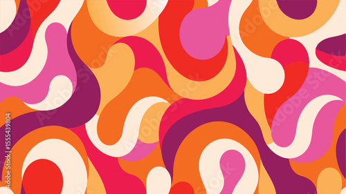 Seamless abstract background with smooth, fluid forms.

