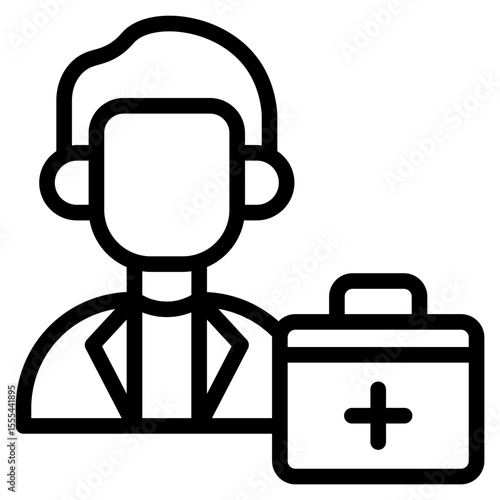 PAramedic in vector illustration