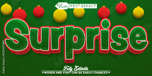 Surprise Vector Editable Text Effect Template