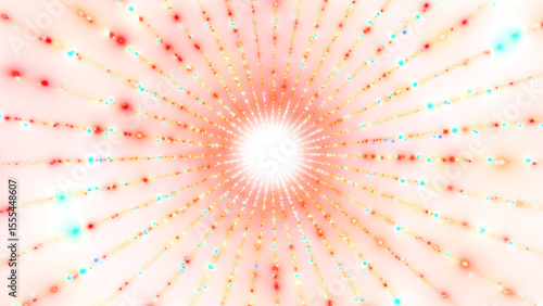 Abstract Radiating Light Burst Background Imag