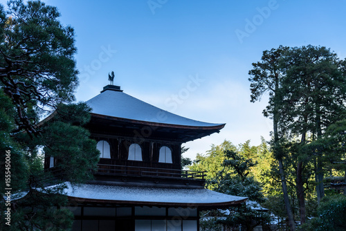 Jisho-ji, a 15th-century Japanese Zen Buddhist temple, has beautiful gardens and a sand dune shaped like Mount Fuji.
