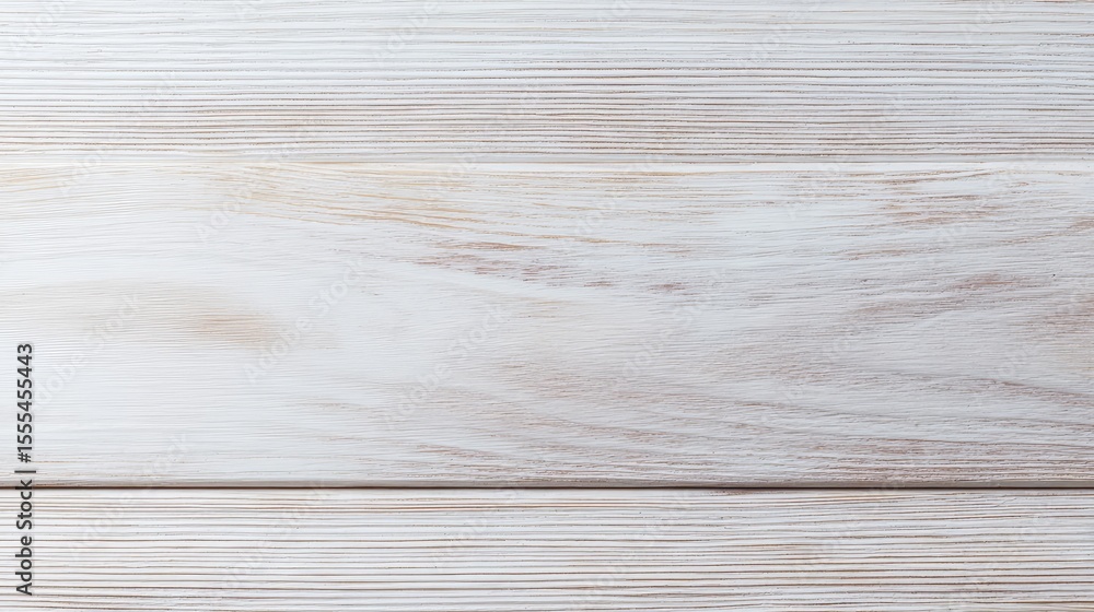 Fototapeta premium Soft White Wooden Plank Surface with Natural Grain Pattern for Interior Design, Background, and Crafting Projects Featuring Subtle Texture and Light Color Variation