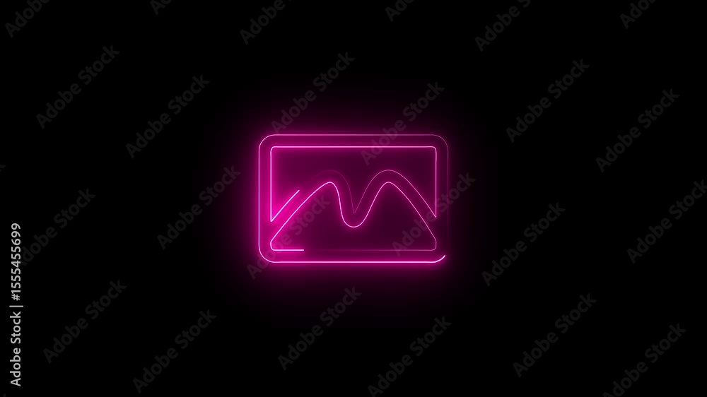 E-Mail Icon Neon Style, Design Elements. neon blue color message icon animation with black background. glowing neon message icon concept. E-Mail Icon Neon Style, Design Elements. neon blue color message icon animation with black background. glowing neon message icon concept.