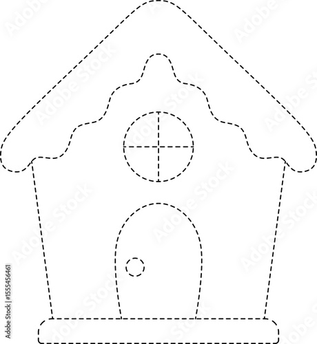 Gingerbread House Line Tracing

