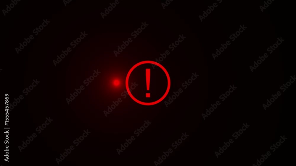 Animation of glowing neon line Warning attention icon signal , alert , risk , safety, danger road warning sign animated. 4k video. Animation of glowing neon line Warning attention icon signal , alert , risk , safety, danger road warning sign animated. 4k video.