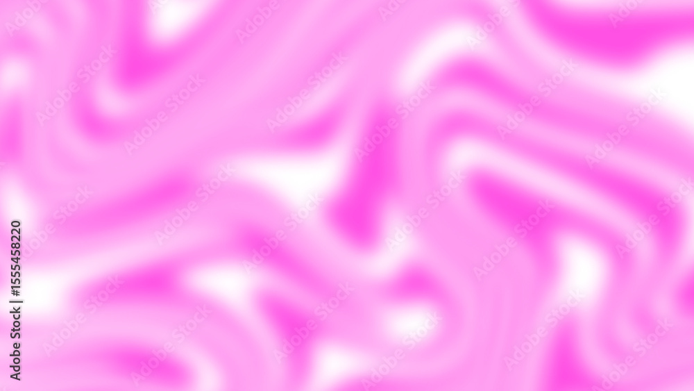 Fototapeta premium Blurred pink aesthetic abstract wave element on transparent background