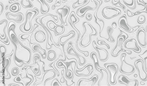 Abstract, fluid, grayscale pattern with organic shapes and flowing lines.