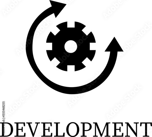 Growth icon.Containing performance, gain, improvement, grow, chart, increase, evolution and development icon.Increase and Decrease Line Icon.Vector illustration.